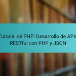 Tutorial de PHP: Desarrollo de APIs RESTful con PHP y JSON